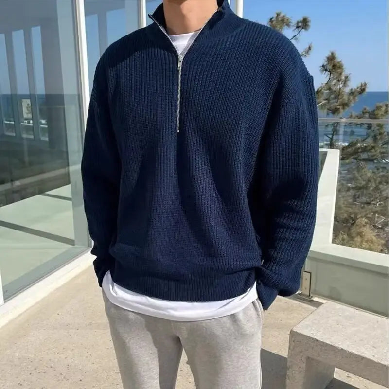 Half-Zip Pullover Sweater